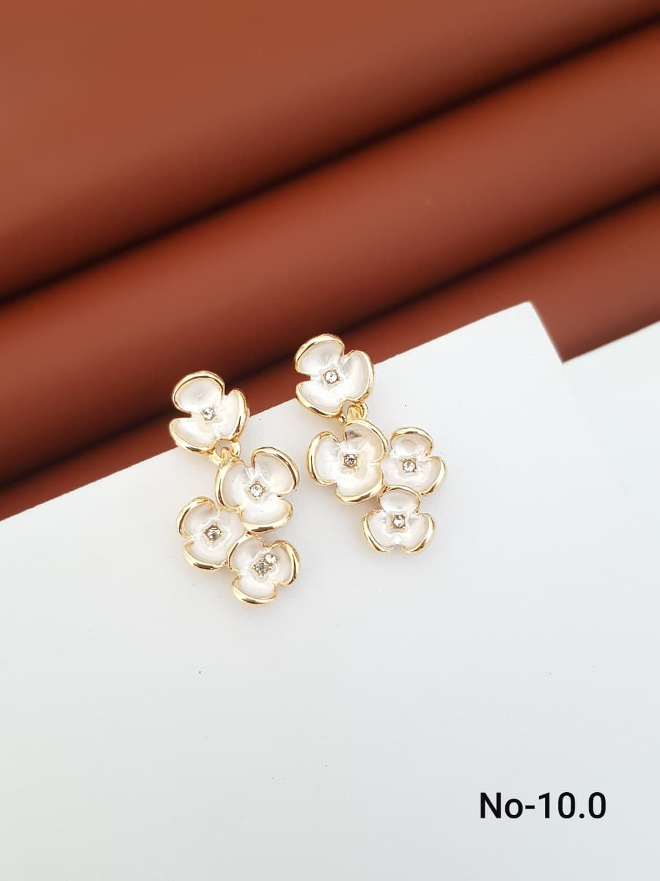 Pearl Blossom Drop Earrings