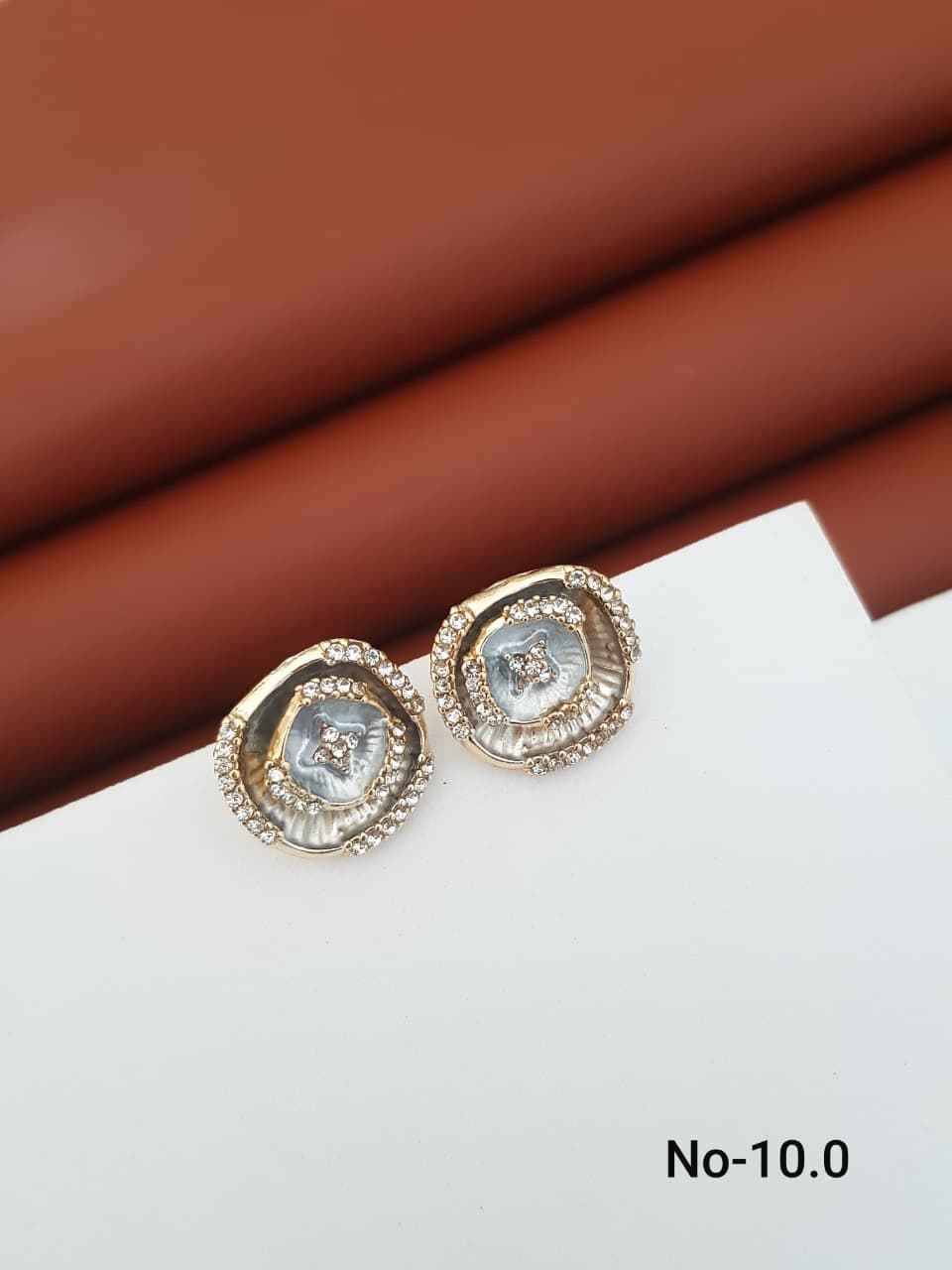 Crystal Halo Stud Earrings