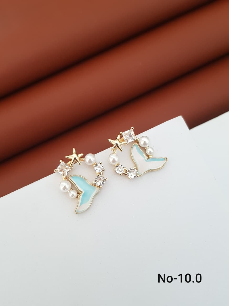 Ocean Star Pearl Earrings